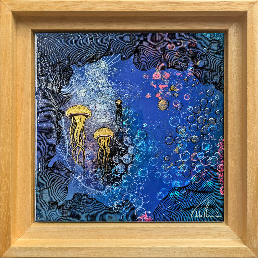 levitation encadré