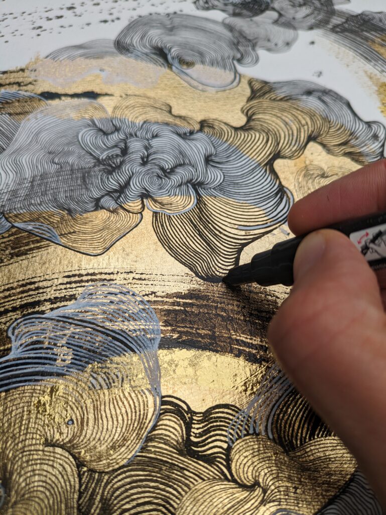 Fanny de la roncière noeuds dans ventre detail 2 Fanny de la roncière noeuds dans ventre detail 2