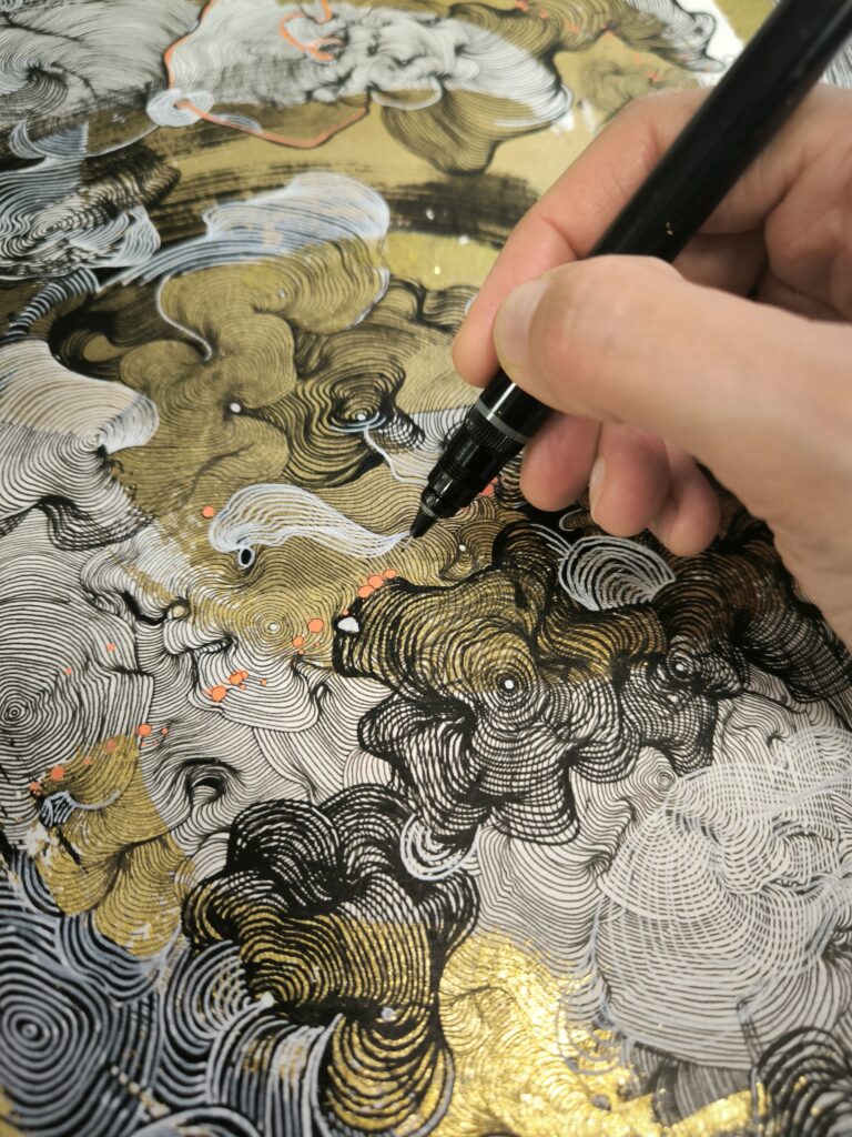 noeuds ventre #1 detail 2 Fanny de la ronciere noeuds ventre #1 detail 2